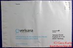 Testosteron Speicheltest von verisana - Briefumschlag
